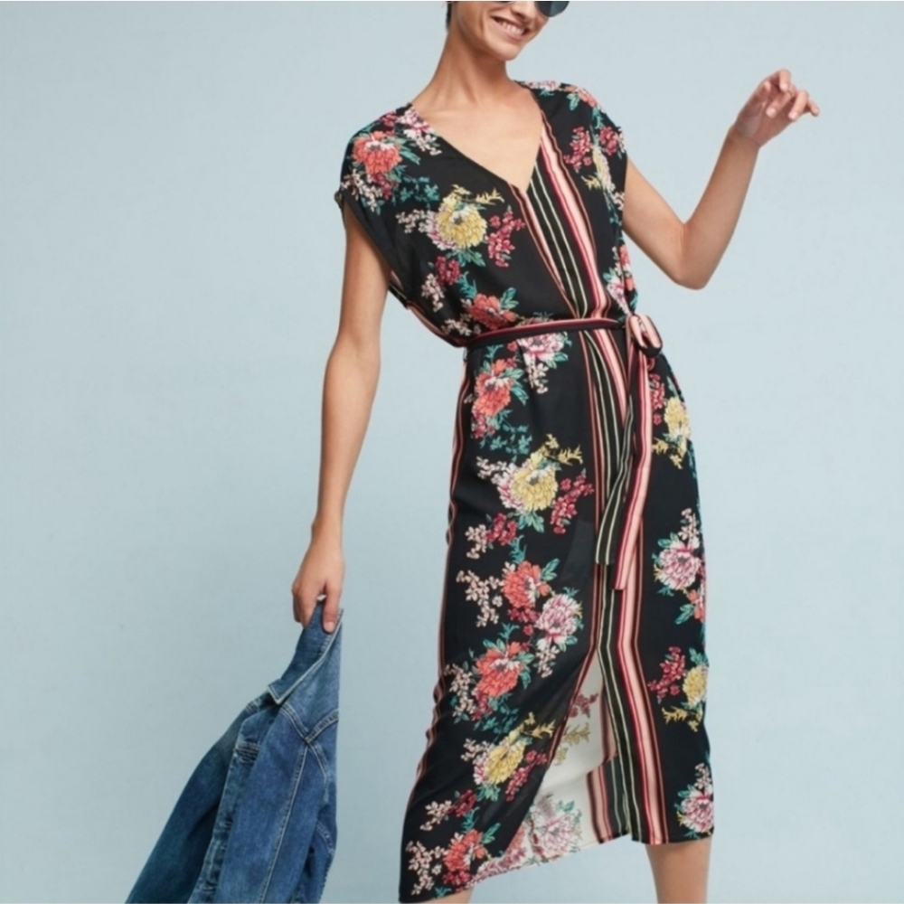 Anthropologie Camilla Floral Dress by dRA Los Angeles size S